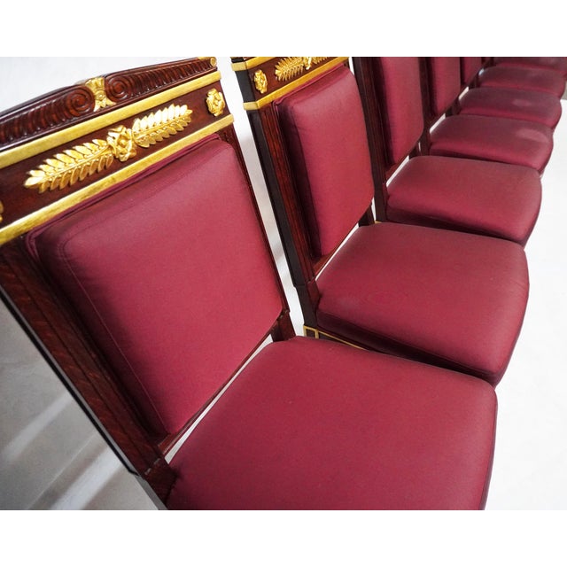 Set of Four Mid 20th Century Empire Style Chairs by William Switzer For Sale - Image 13 of 18