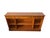 Wood Vintage English Yew Wood Low Bookcase or Sideboard For Sale - Image 7 of 7