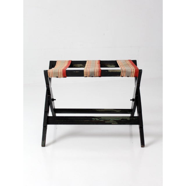 1930s Folding Hotel Luggage Rack For Sale - Image 6 of 18