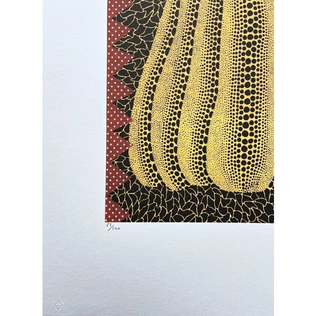 Yayoi Kusama Limited edition print (reproduction). Limited edition print n 500 - signed in pencil. License: Shakespeare...
