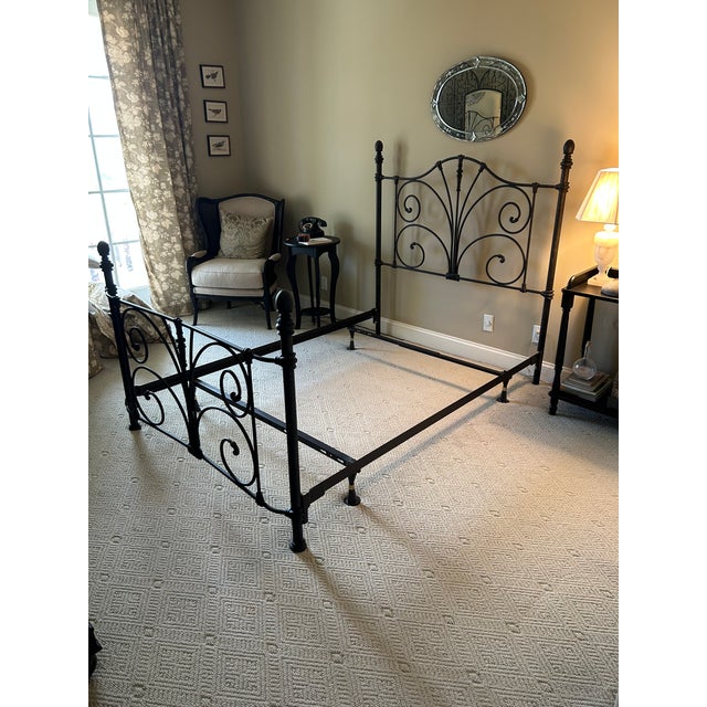 Wrought Iron Full Size Bed For Sale In West Palm - Image 6 of 6