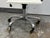 Crate & Barrel Ripple Ivory Bicast Leather Office Chair For Sale - Image 10 of 12