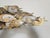 Metal Vintage Signed "C Jere' 68" Brutalist Brass "School of Fish" Wall Sculpture For Sale - Image 7 of 7