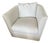 Parkwood Swivel Chair From Serena and Lily in Perennials Shirting Stripe Sand, Like New For Sale