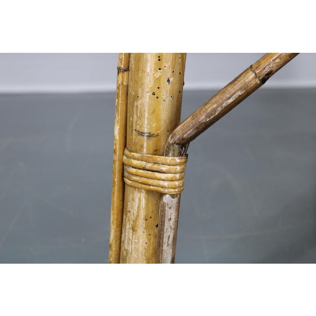 Franco Albini French Riviera Rattan Armchair attributed to Franco Albini, Italy, 1950s For Sale - Image 4 of 14