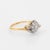 Victorian Antique Victorian Diamond Cluster Ring Vintage 18 Karat Gold Platinum Fine size 5.75 For Sale - Image 3 of 7