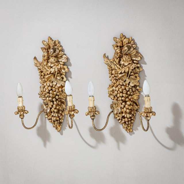 Glass Italian Modern Glass Wall Lights, Italy, 1980s, Set of 2 For Sale - Image 7 of 7