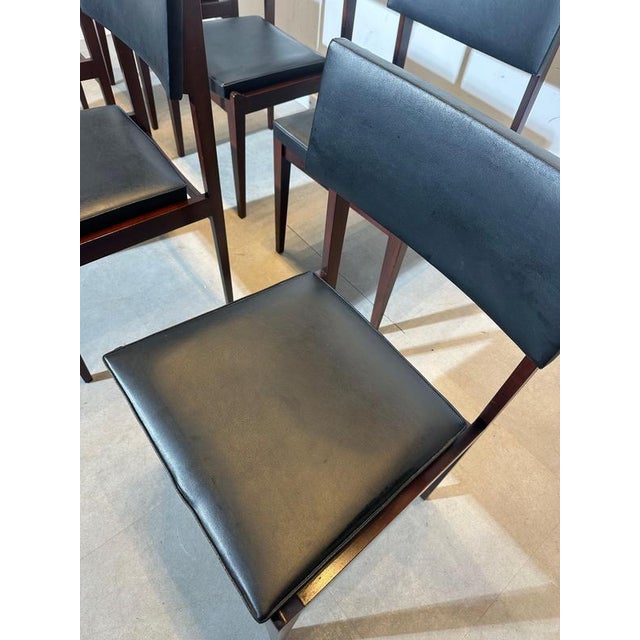 Vintage Dining Chairs in Skai, Set of 2 For Sale - Image 5 of 6