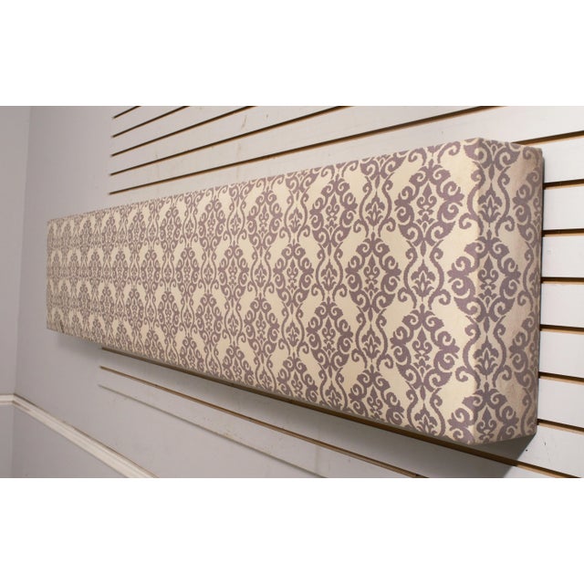 Textile Custom Made Modern 90" Box Window Valance For Sale - Image 7 of 12