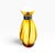 Vintage Murano Amber Swirl Art Glass Bud Vase, 1980s Italian Hand Blown (6" Height) For Sale - Image 10 of 15