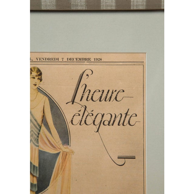 Vintage Fashion Advertisements, La Presse Montreal, 1928 - a Pair For Sale - Image 4 of 10