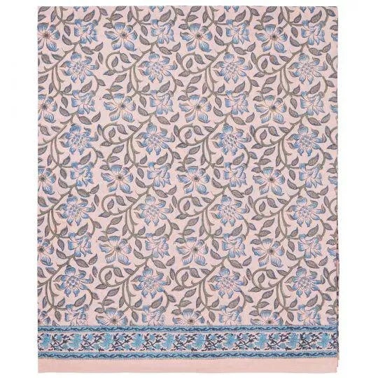 Naaz Full Bed Dusty Pink Flat Sheet For Sale - Image 6 of 6