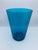 Mid-Century Modern Hand-Blown Turquoise Vase For Sale In San Diego - Image 6 of 6