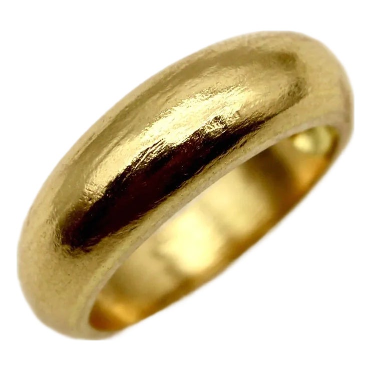 Vintage 22k Gold Dome Ring, Size 7.25 | Chairish