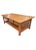 1990s Country View Amish Handcrafted Arts & Crafts Mission Oak Coffee Table For Sale - Image 5 of 10