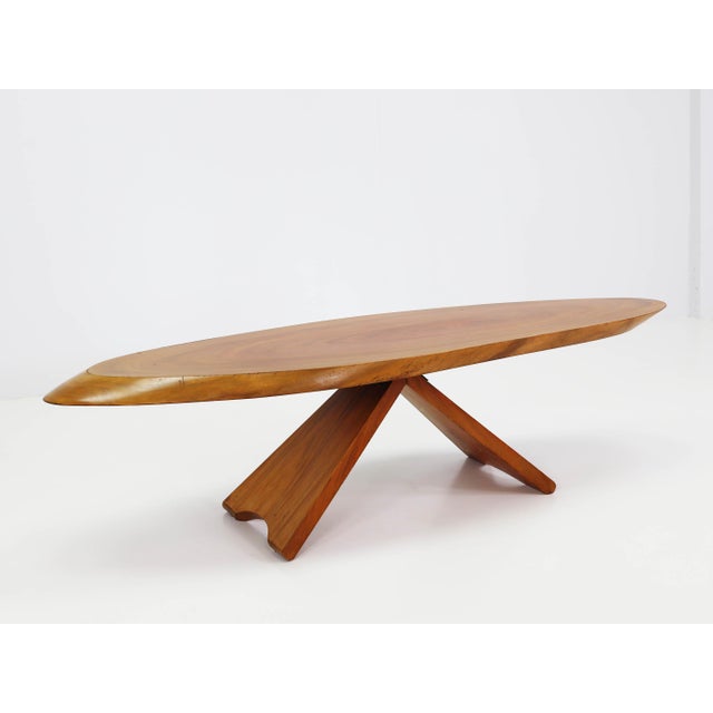 Solid Limba-Korina wood (no CITES List) This piece is attributed to the mentioned designer/maker. It has no attribution...