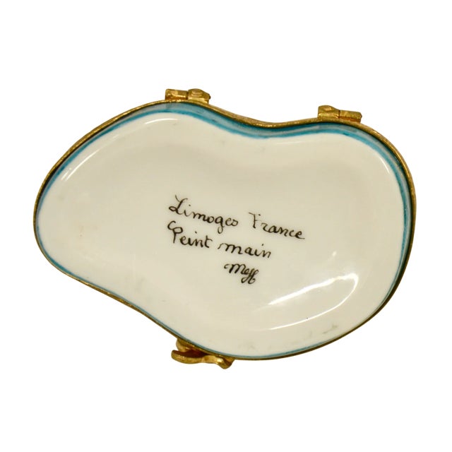 Metal Limoges Seaside Light House Accent Box For Sale - Image 7 of 7