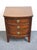 Traditional Dixie Furniture Solid Mahogany Traditional Duncan Phyfe Style 20" Two Drawer Nightstand 965 For Sale - Image 3 of 14