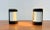 Mid-Century Modern Italian Space Age Black Model Laura Table Lamps by Olaf von Bohr and Diego Valenti for Valenti Luce Milano, 1960s, Set of 2 For Sale - Image 18 of 18