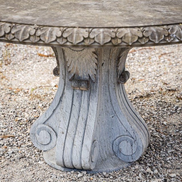 Garden Table in Natural Stone For Sale - Image 4 of 8