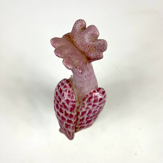 1990s Chinoiserie Porcelain Bird on Flowering Tree For Sale - Image 4 of 10