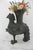 Early 20th Century Chinese Phoenix Rooster Zun Shang Style Bronze Ware Ceremonial Wine Vessel Vase For Sale - Image 5 of 18