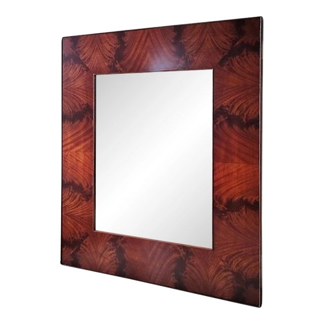 Ralph Lauren Mahogany Mirror For Sale