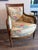 White Vintage French Louis XVI Armchair For Sale - Image 8 of 11
