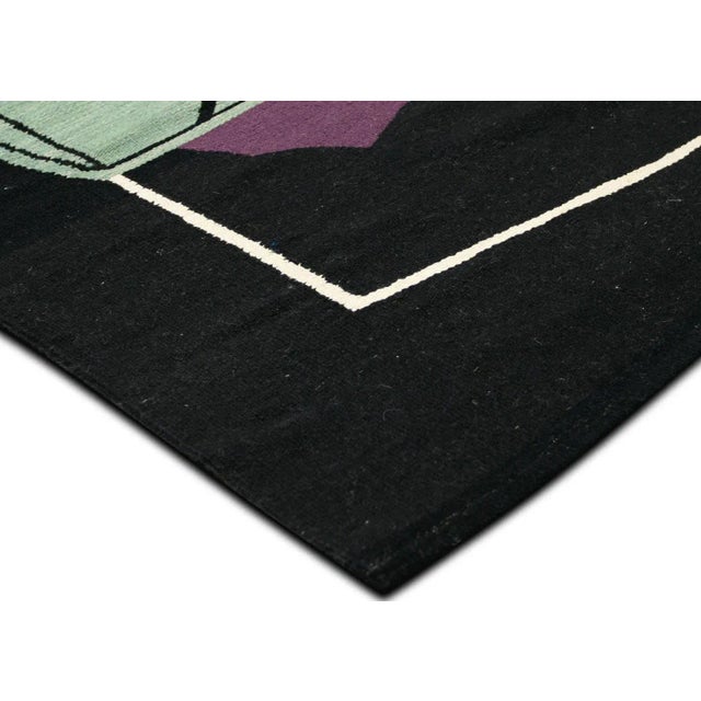 Abstract Expressionism 1960s Egyptian Kilim For Sale - Image 3 of 6