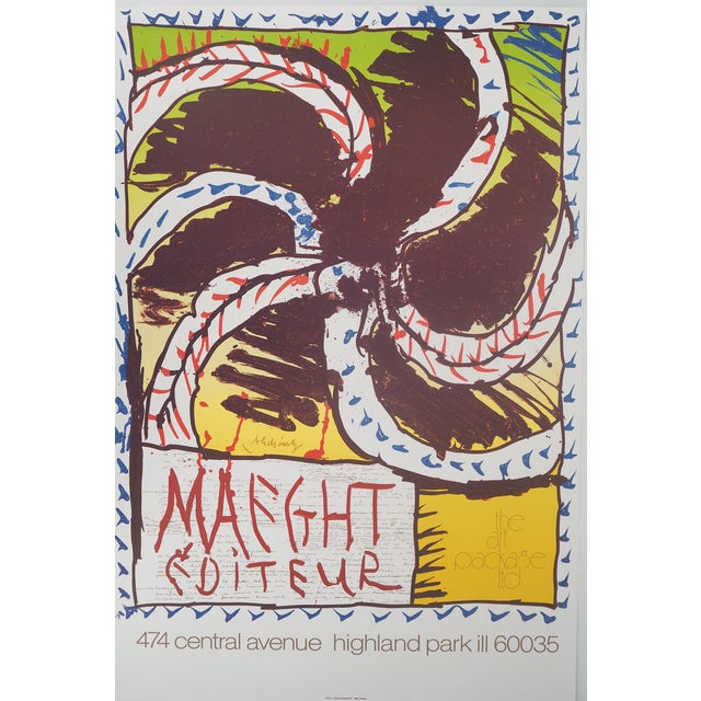 Pierre Alechinsky, Highland Park, Lithograph For Sale