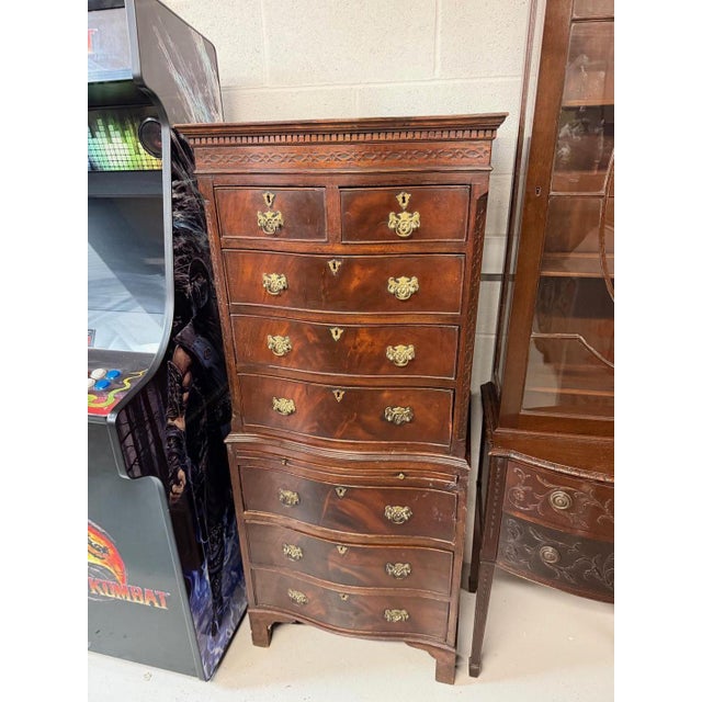 Vintage Mahogany Chest on Chest, 1920s For Sale - Image 15 of 15