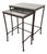 Contemporary Nesting Tables, Set of Two For Sale