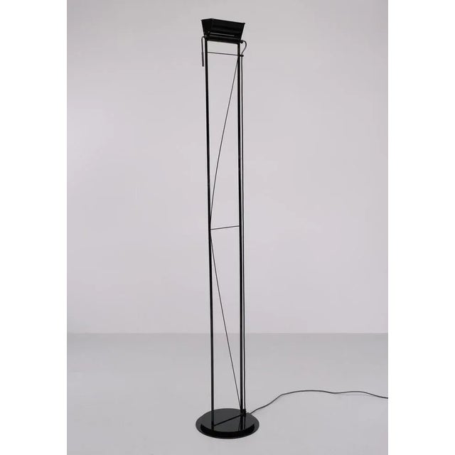 Metal Opus Floor Lamp by A. Monica and P. Salvo for Lumina, Italy, 1980s For Sale - Image 7 of 12