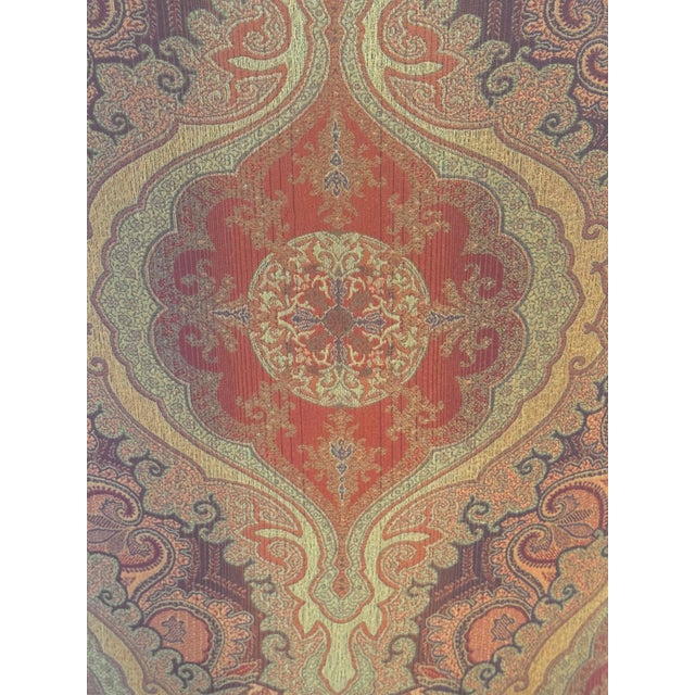 Greenbaum Interiors Upholstered Lounge Chair With Ottoman For Sale In New York - Image 6 of 9