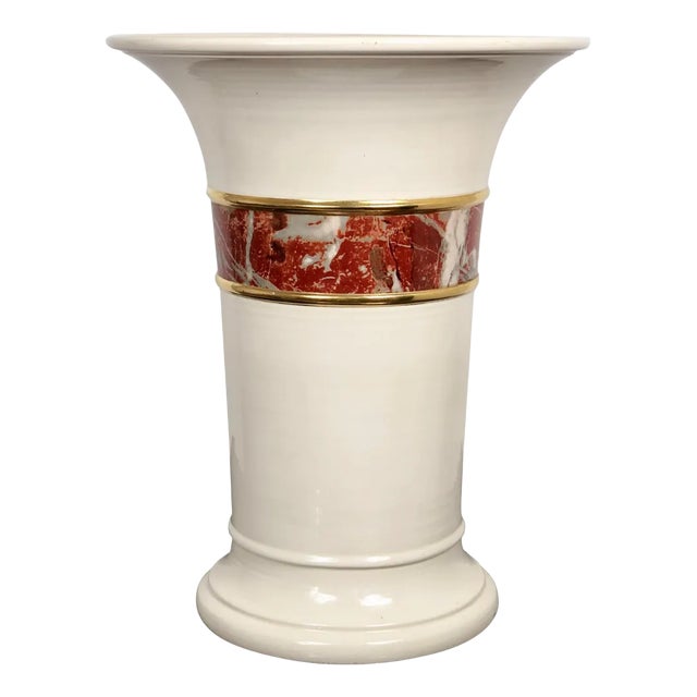 Ceramic Vase Umbrella Stand by Tommaso Barbi for B Ceramiche, Italy, 1970s For Sale