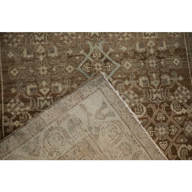 Textile Vintage Distressed Hamadan Rug Runner - 3'3" x 9'4" For Sale - Image 7 of 11