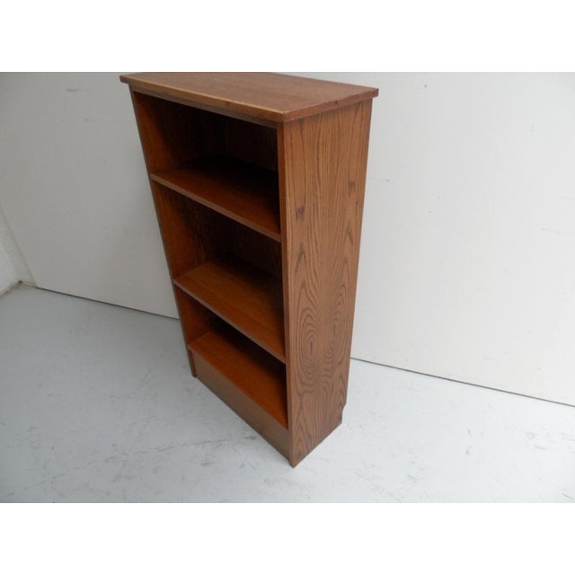 Wood Vintage Oak Open Bookcase, 1960s For Sale - Image 7 of 10