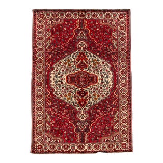 Mid 20th Century Vintage Persian Rug, 7' 0" X 9' 10" For Sale