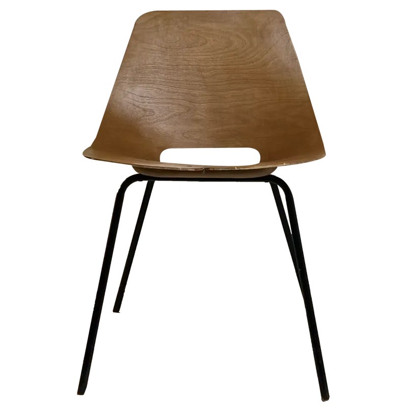 Tonneau Chair by Pierre Guariche for Steiner Paris, 1950s | Chairish