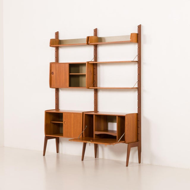 Scandinavian Ergo Wall Unit by John Texmon, 1960s For Sale - Image 4 of 18
