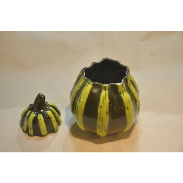 Porcelain Pumpkin Box, 1970s For Sale - Image 3 of 6