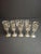 Metal Vintage Mexican Sterling Silver Judaica Kiddush Cordial Cups Star of David Grapes Art Mexico 53g - Set of 5 For Sale - Image 7 of 18