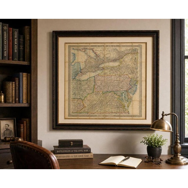 American Civil War Seat of War Map, 1861 For Sale - Image 11 of 12