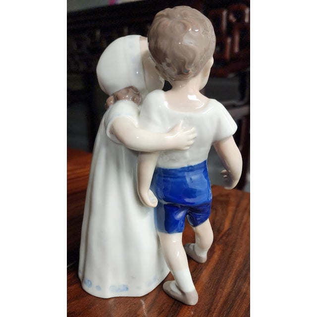 Ceramic Bing & Grondahl Danish Hand Painted Fine Porcelain Figurine For Sale - Image 7 of 11