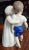 Ceramic Bing & Grondahl Danish Hand Painted Fine Porcelain Figurine For Sale - Image 7 of 11