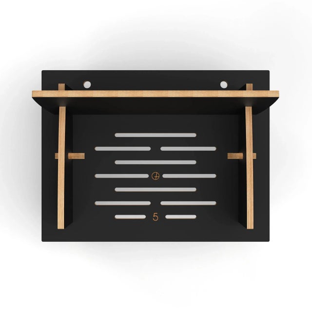 Cinque Black Armchair by Giovanni Agliottone For Sale - Image 9 of 11