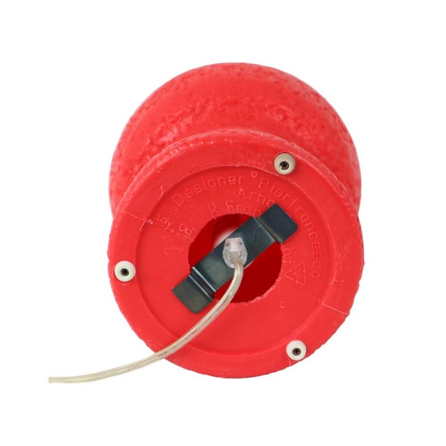Red Pop Art Champagne Cork Table Lamp For Sale - Image 5 of 10