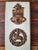1940s Cast Metal Brasses French Wall Plaque For Sale - Image 5 of 5