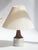 Mid-Century Modern Vintage Modern Danish Ceramic Lamp with Pleaded Shade, 1960s For Sale - Image 3 of 10