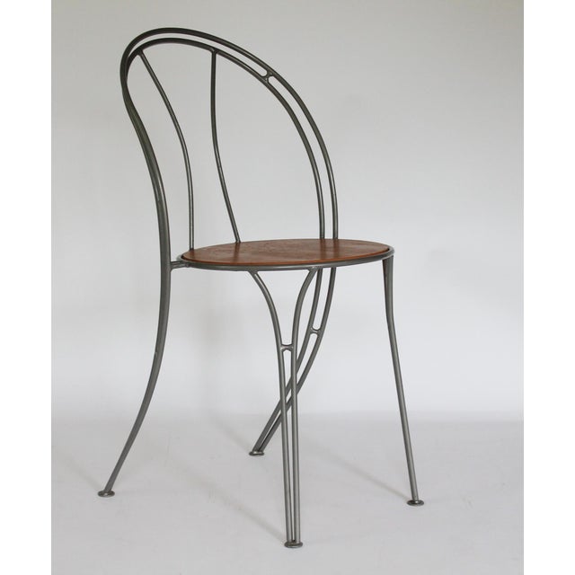 Mid-Century Modern 1990's Ikea Pajala Set of 4 Stackable Dining Chairs For Sale - Image 3 of 10